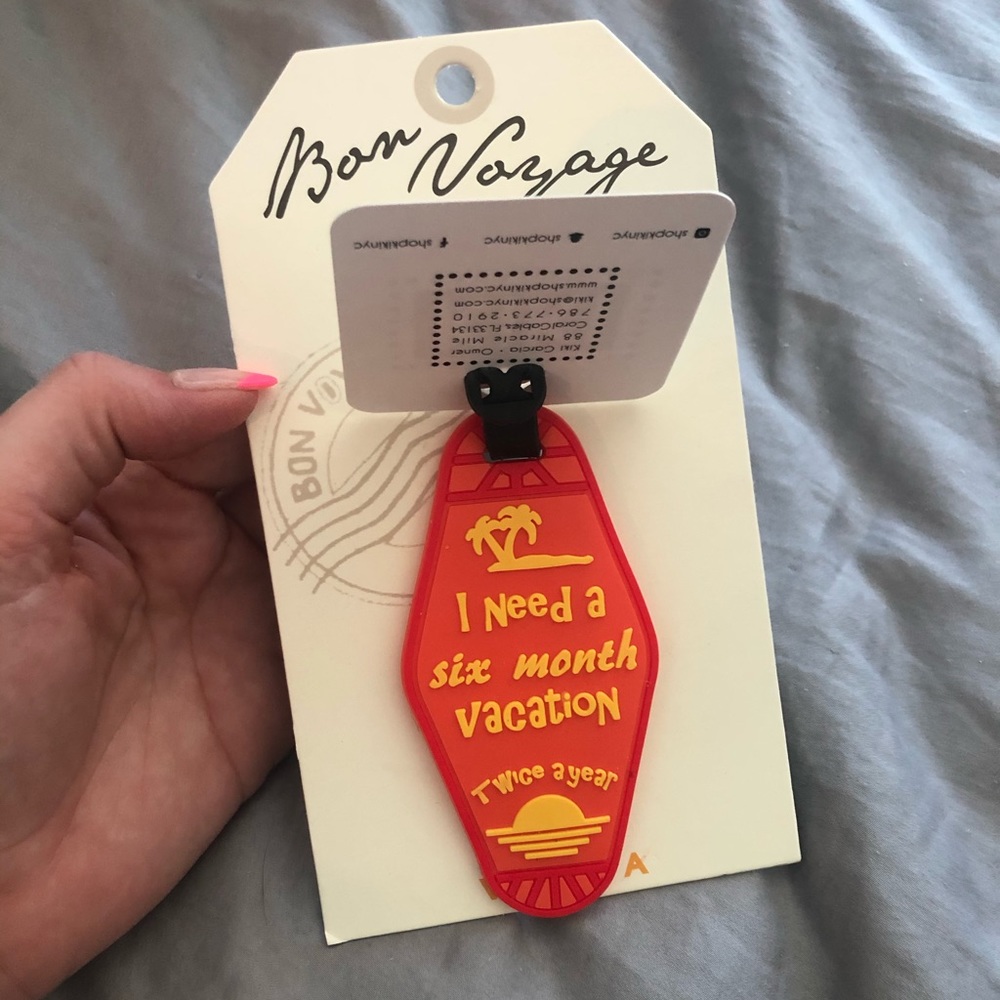 Rubber Luggage Tag